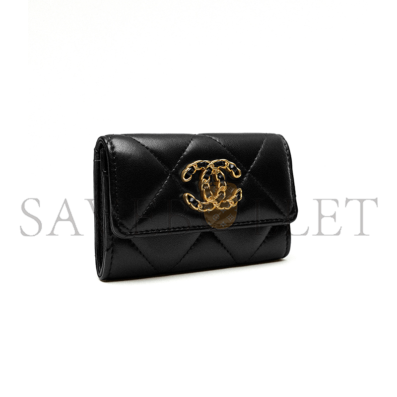 CHANEL 19 FLAP CARD HOLDER AP1790 (11.3*7.5*2cm)